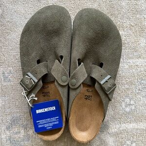 Birkenstock Women's Suede Mules - Suede Size 42